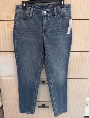 Talbots Slim Ankle Jeans in Medium Blue Wash